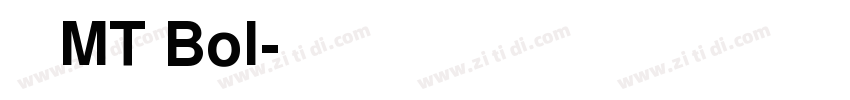 卡利斯MT Bol字体转换